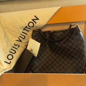 Authentic Louis Vuitton Portobello PM Damier Ebene
